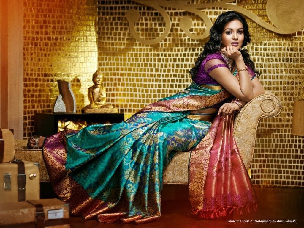 Trendy women silk saree enhance grace of women fashion